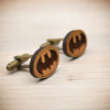 BATMAN cufflinks - Wood  elegant cuff links