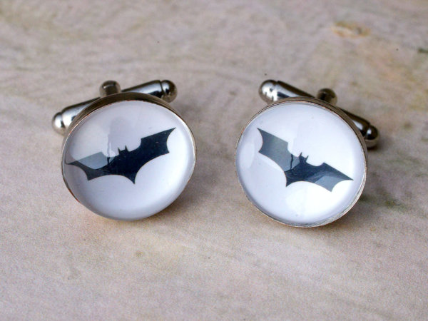 Comics Cufflinks - BATMAN cuff links - Superhero accessories for men