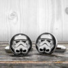 Star Wars cufflinks - STORMTROOPER helmet - Very elegant mens cuff links