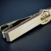 Tie Clip The Shining Overlook Hotel - Cypres wood  engraved