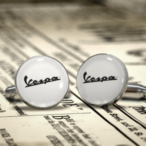 VESPA Fashion cufflinks -  Design icon cuff links - Perfect made in Italy accessory for a chic man.