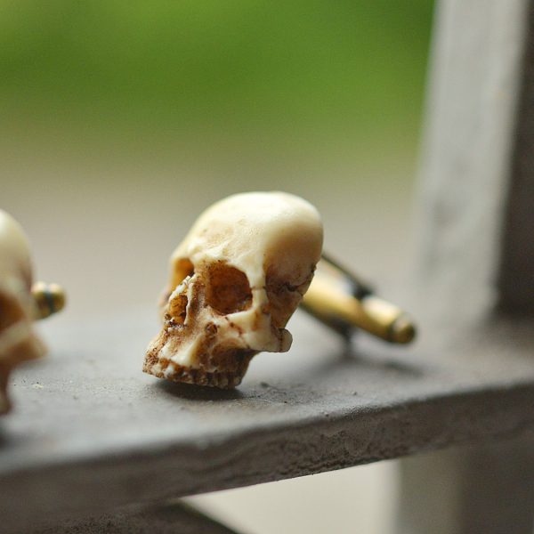 Details about   Cufflinks Cameo Resin Skull Scary
